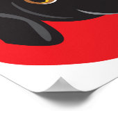 Katzen & Hunde registrieren_Frisky Freunde (Farbfo Poster (Ecke)