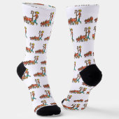Katzen hüten socken (Gewinkelt)