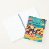 Katzen im Beach Journal Notizblock (Innenseite)