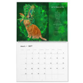 Katzen im extravaganten Hut-Kunst-Kalender Kalender (Mär 2027)