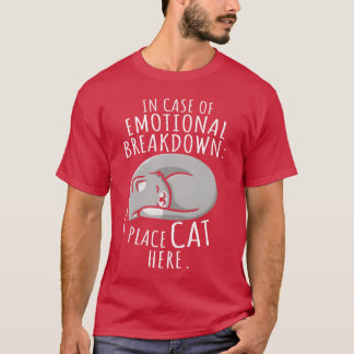 Katzen im Falle eines emotionalen Aufbruchs platzi T-Shirt