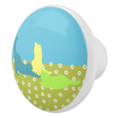 Katzen im Gras Keramikknauf (Rechts)