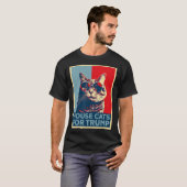 Katzen im Haus für Trump 2024 T-Shirt (Vorne ganz)