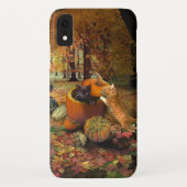 Katzen im Herbst 😸 Case-Mate iPhone Hülle (Rückseite)