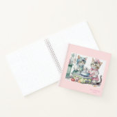 Katzen im Küchenheft Notizblock (Innenseite)