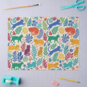 Katzen im Matisse-Stil Seidenpapier (Basteln)