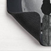 Katzen im Mondlicht mit Namen Mousepad (Ecke)