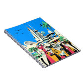 Katzen im Urlaub Besuch der Zukunft Notizblock (Rechte Seite)