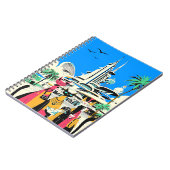 Katzen im Urlaub Besuch der Zukunft Notizblock (Linke Seite)