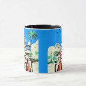 Katzen im Urlaub Besuch der Zukunft Tasse (Zentrum)