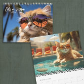 Katzen im Urlaub Kalender