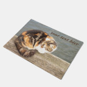 Katzen im Wasser Fußmatte (Schrägansicht)