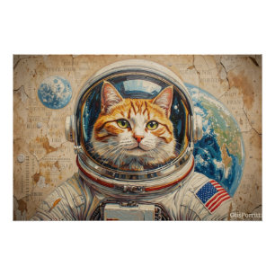 KATZEN IM WELTRAUM 4 POSTER