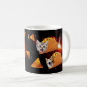 Katzen im Weltraum Kaffeetasse (VorderseiteRechts)