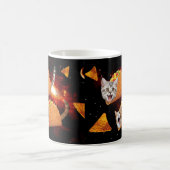 Katzen im Weltraum Kaffeetasse (Mittel)
