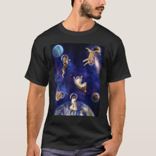 Katzen im Weltraum Kätzchen 1 T-Shirt