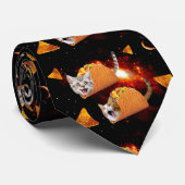 Katzen im Weltraum Krawatte (Gerollt)