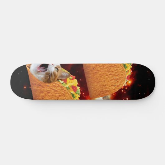 Katzen im Weltraum Skateboard (Horizontal)