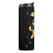 Katzen im Weltraum Thermosbecher (Nach links gedreht)
