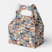 Katzen im Winter-Skarven & Hats-Muster Geschenkschachtel (Vorderseite)