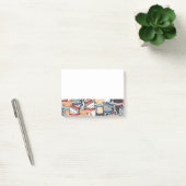 Katzen im Winter-Skarven & Hats-Muster Post-it Klebezettel (Büro)