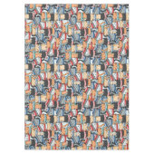 Katzen im Winter-Skarven & Hats-Muster Tischdecke (Vorderseite)