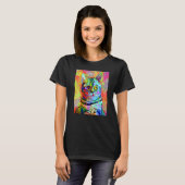 KATZEN IMPRESSIONIST Kätzchen Kitty Ich Bin Eine K T-Shirt (Vorne ganz)