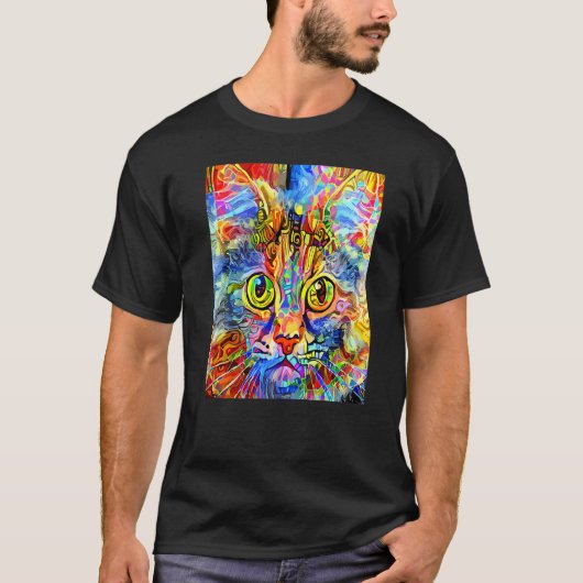 KATZEN IMPRESSIONIST Kätzchen Kitty Ich Bin Eine K T-Shirt (Vorderseite)