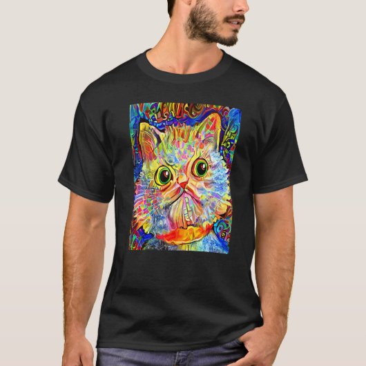 KATZEN IMPRESSIONIST Kätzchen Kitty Ich Bin Eine K T-Shirt (Vorderseite)
