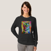 KATZEN IMPRESSIONIST Kätzchen Kitty Ich Bin Eine K T-Shirt (Vorne ganz)
