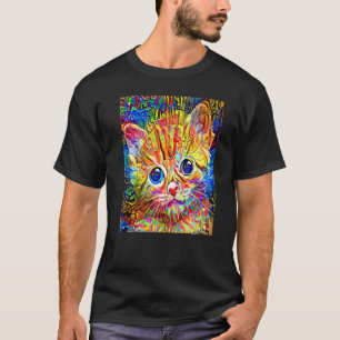 KATZEN IMPRESSIONIST Kitten Kätzchen Ich Bin Eine T-Shirt
