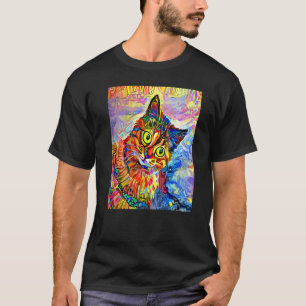 KATZEN IMPRESSIONIST Kitten Kätzchen Katze Mama P T-Shirt