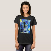 KATZEN IMPRESSIONIST Kitten Kitty Ich Bin Eine Kat T-Shirt (Vorne ganz)