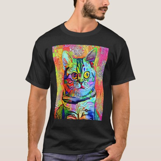 KATZEN IMPRESSIONISTIN Kätzchen Kitty Ich Bin Eine T-Shirt (Vorderseite)