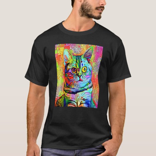 KATZEN IMPRESSIONISTIN Kätzchen Kitty Ich Bin Eine T-Shirt (Vorderseite)