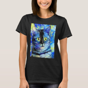 KATZEN IMPRESSIONISTIN Kätzchen Kitty Ich Bin Eine T-Shirt