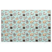 Katzen in Boxen, wenn ich mich hinsetze, lustig Fa Stoff (Fat Quarter (45,7 x 55,9 cm))