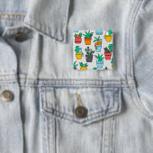 Katzen in den Blumenkübel Button (Beispiel)