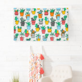 Katzen in den Blumentöpfen Banner (Insitu)