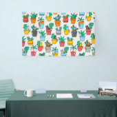 Katzen in den Blumentöpfen Banner (Messeveranstaltung)