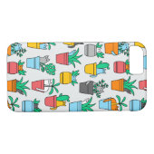 Katzen in den Blumentöpfen Case-Mate iPhone Hülle (Rückseite (Horizontal))