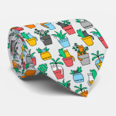 Katzen in den Blumentöpfen Krawatte (Gerollt)