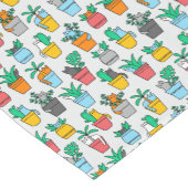 Katzen in den Blumentöpfen Kurzer Tischläufer (Ecke)