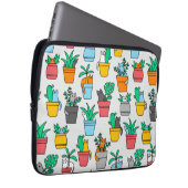 Katzen in den Blumentöpfen Laptopschutzhülle (Vorne Rechts)