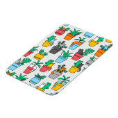 Katzen in den Blumentöpfen Magnet (Linke Seite)