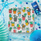 Katzen in den Blumentöpfen Pappteller (Party)