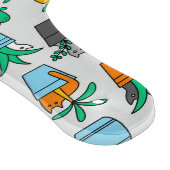 Katzen in den Blumentöpfen Schneidebrett (Ecke)