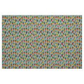 Katzen in den Blumentöpfen Stoff (Fat Quarter (45,7 x 55,9 cm))