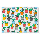 Katzen in den Blumentöpfen Tischnummer (Vorderseite)