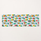 Katzen in den Blumentöpfen Yogamatte (Rückseite (Horizontal))